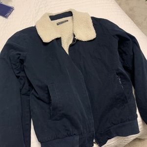 Brandy Melville bomber Sherpa jacket
